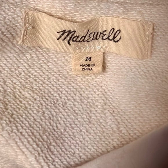 Madewell Heart Embroidered Resourced Cotton Sweatshirt in Tie-Dye, Medium - Picture 5 of 6